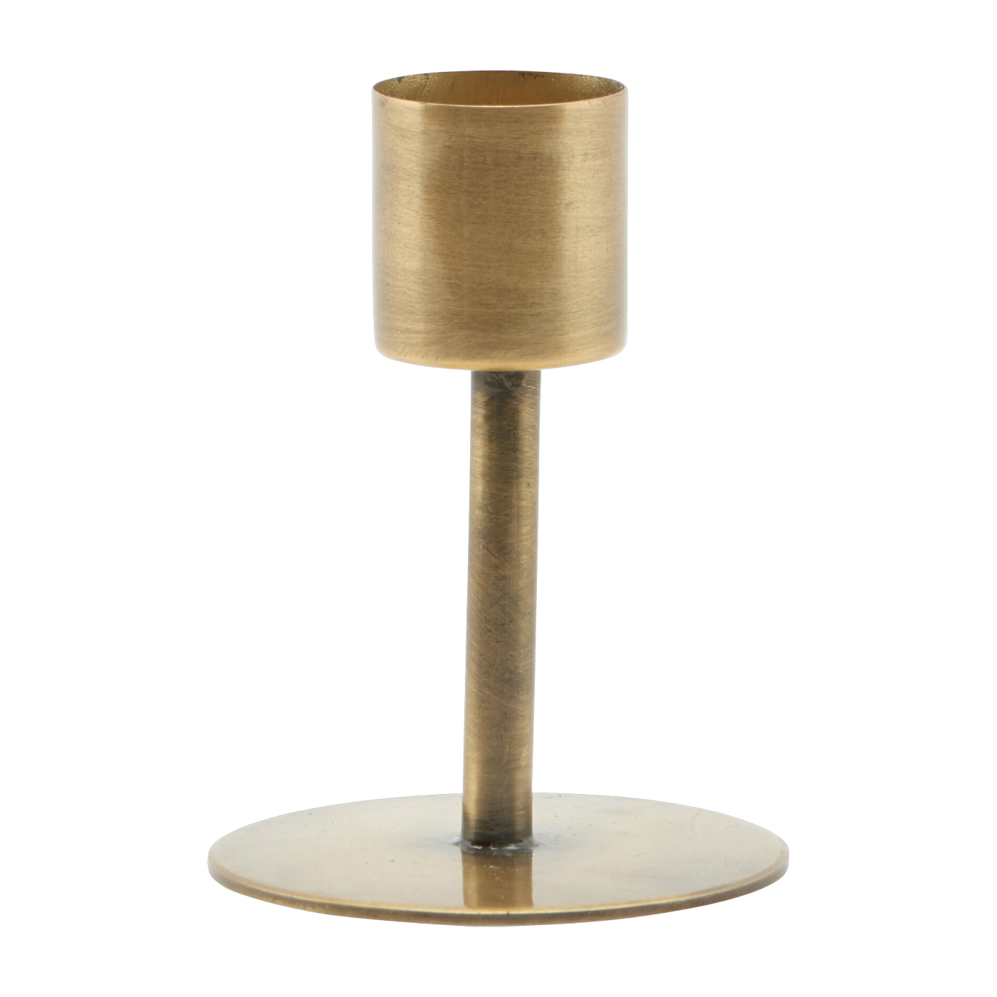 Bougeoir Anit Antique Brass - House Doctor