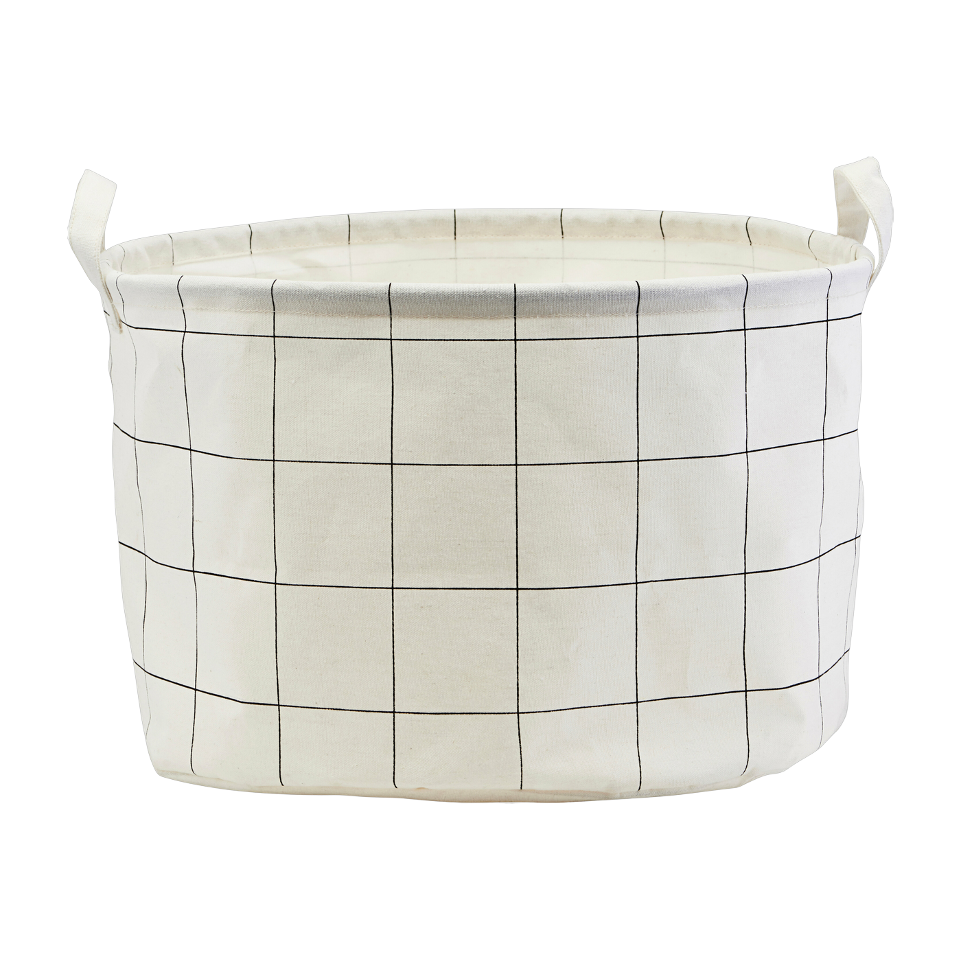 Cesta de almacenamiento a cuadros 25 x 40 cm - House Doctor