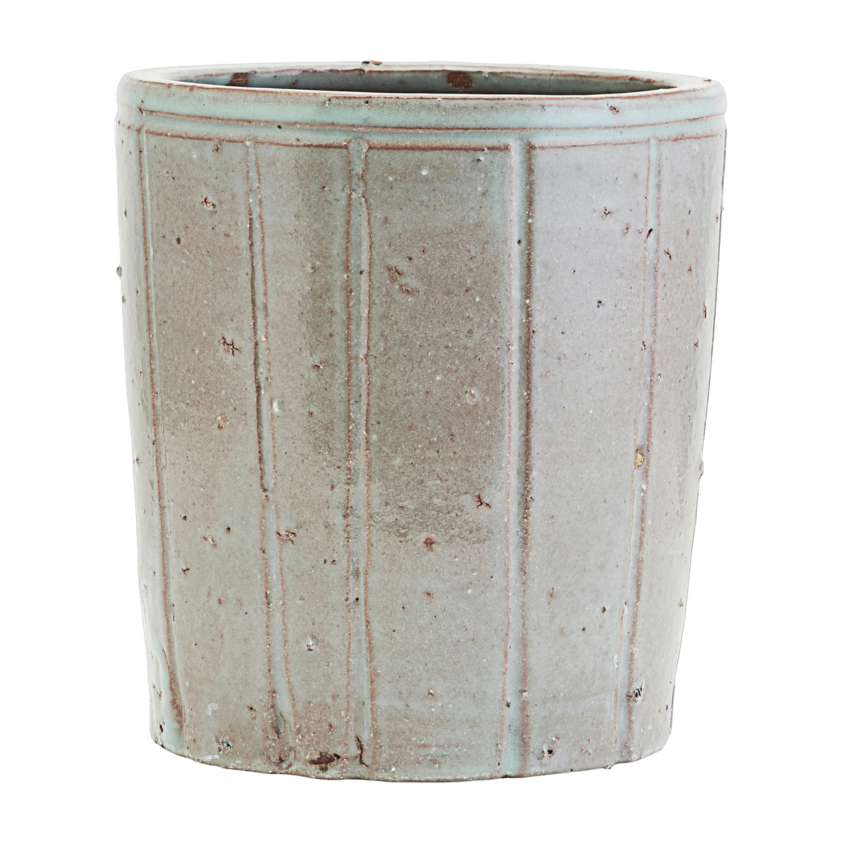 Vaso in argilla grigio/verde Julian - House Doctor