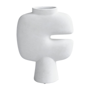 Vase medium tribal blanc - 101 Copenhagen