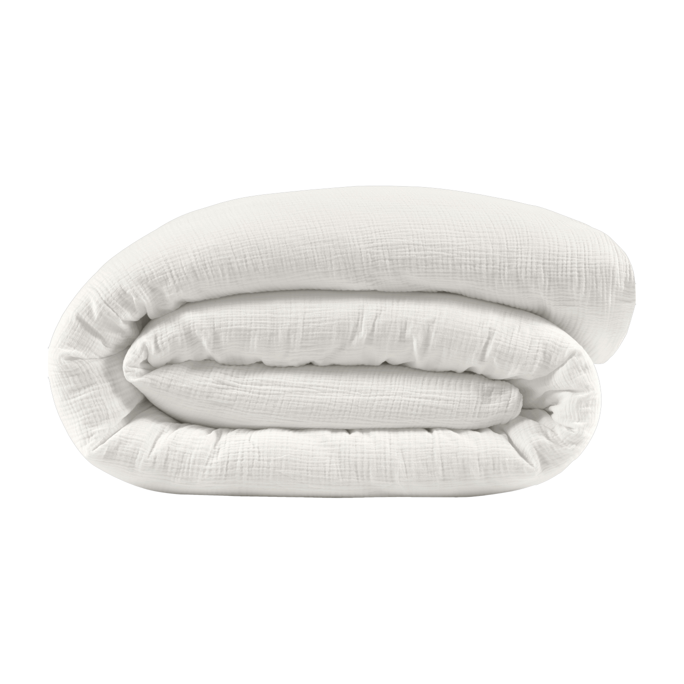 Comforter cover milk in cotton gauze 200 x 200 cm - The Cool Republic