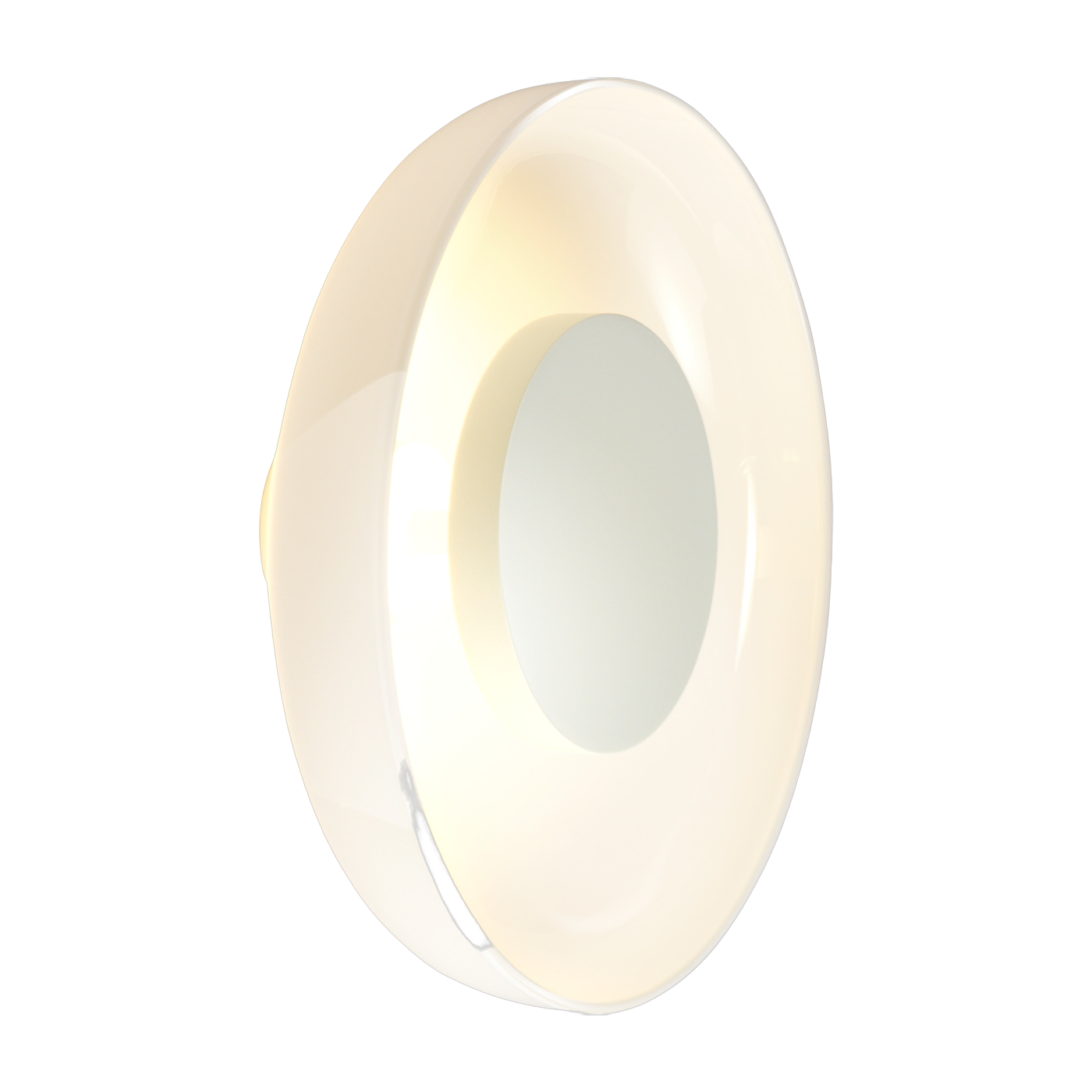 Applique en verre blanc 25cm Aura - Marset
