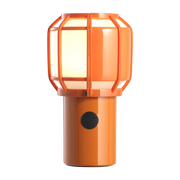 Chispa cordless orange polycarbonate lamp - Marset
