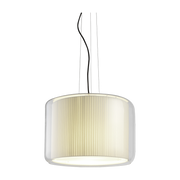 Suspension en verre soufflé blanc 44cm Mercer - Marset