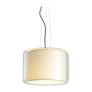 Suspension en verre soufflé beige 44cm Mercer - Marset