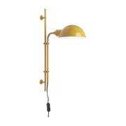 Lampada da parete in ferro senape Funiculi A - Marset