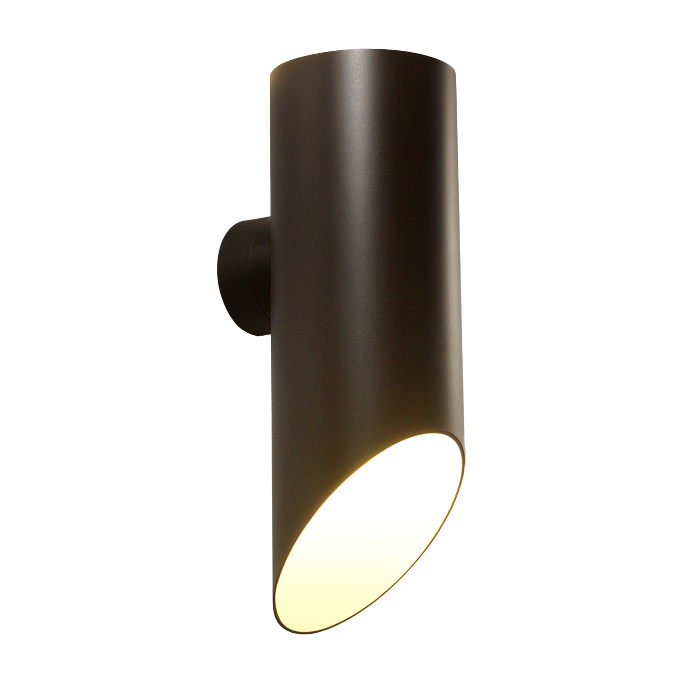 Lámpara de pared de aluminio marrón 44 cm Elipse A - Marset