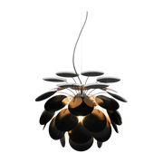 Suspension en métal noir et doré 68cm Discoco - Marset