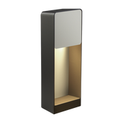 Lab A 35 Graphite Gray and White Aluminum Outdoor Sconce - Marset