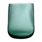 Opti Vase Smoked Green Tall - Nude Glass