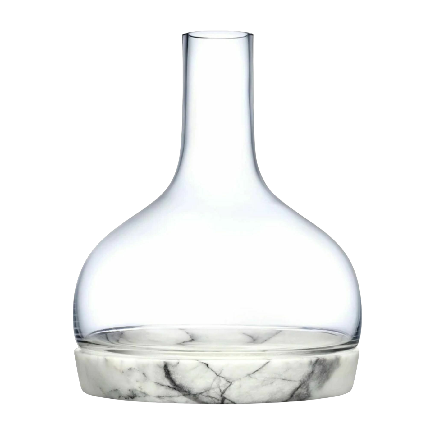 Glaskaraffe mit base aus marbre Chill -. Nude Glass