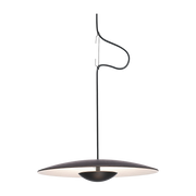 Hanging lamp in wenge and aluminum Ginger 20 - Marset