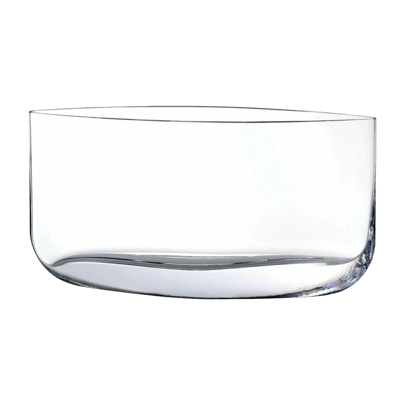 Blade Vase Wide Clear - Nude Glass