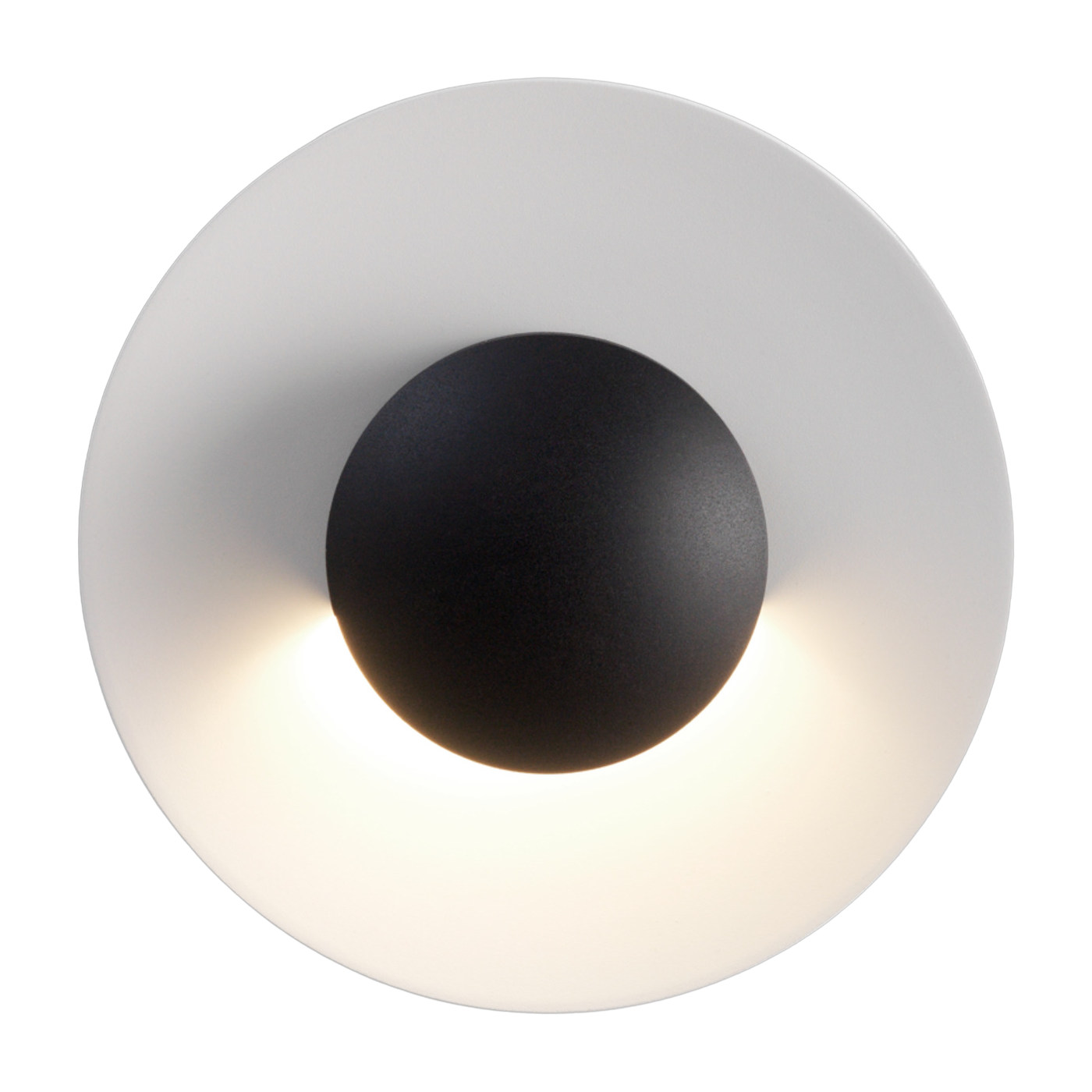 Applique d'extérieur en acier inoxydable noir et blanc IP65 Ginger 15 C - Marset