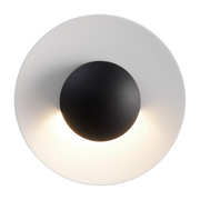Applique d'extérieur en acier inoxydable noir et blanc IP65 Ginger 15 C - Marset