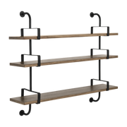3 Regale aus Nussbaumholz 155 cm Dämon Shelf - -. Gubi