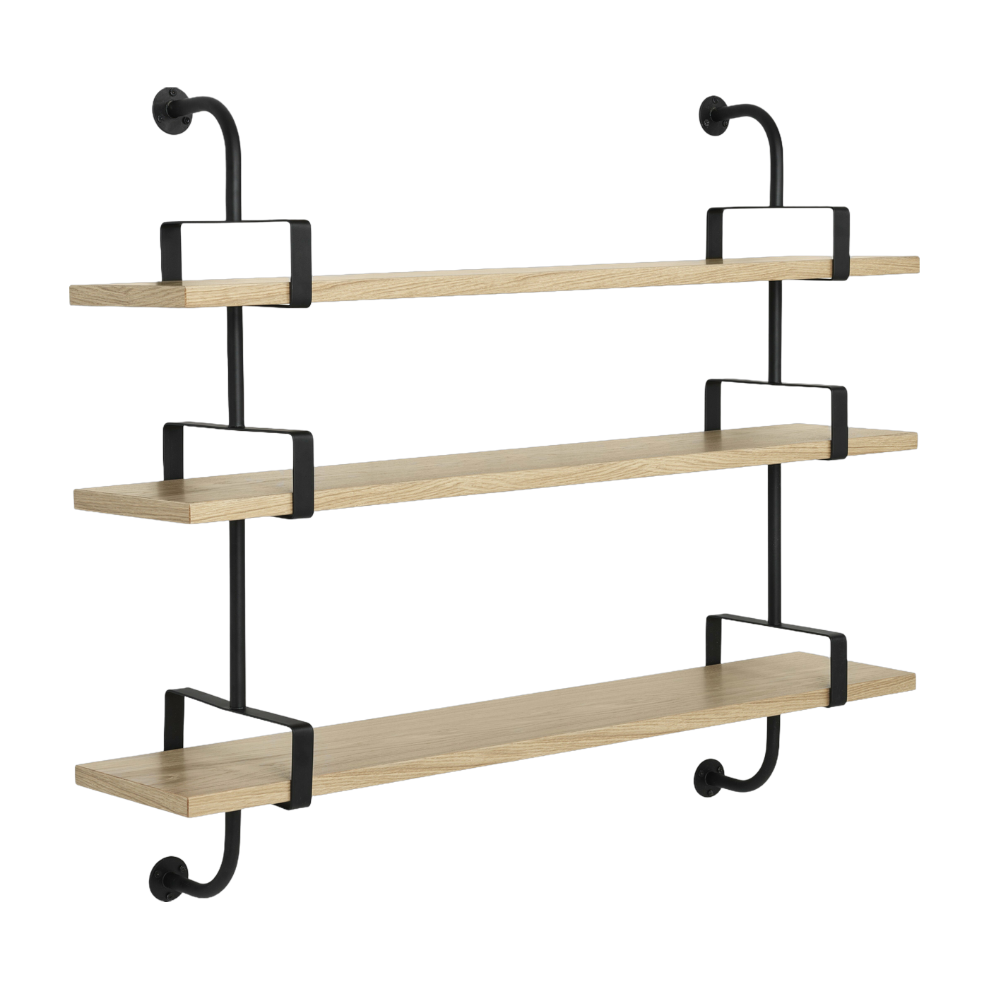 3 estantes de roble lacado 155 cm Demon Shelf - Gubi