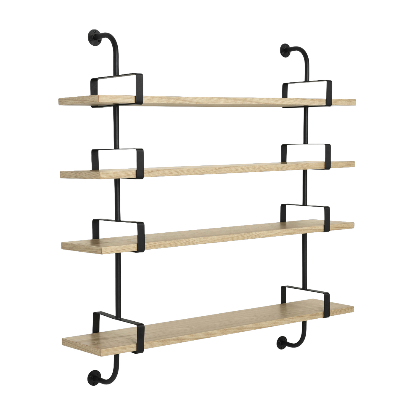 4 estantes de roble lacado 155 cm Demon Shelf - Gubi