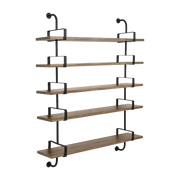 5 Regale aus Walnussholz 155 cm Dämon Shelf - -. Gubi