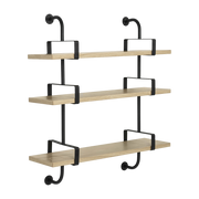 3 étagères en chêne laqué 95 cm Démon Shelf - Gubi