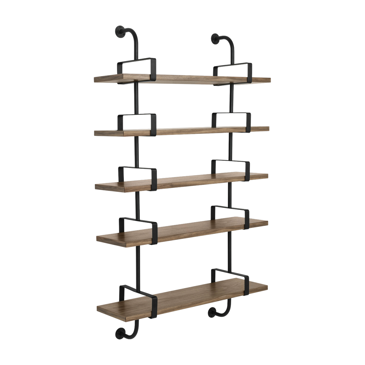 5 estantes de nogal 95 cm Demon Shelf - Gubi