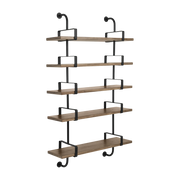 5 mensole in noce 95 cm Demon Shelf - Gubi
