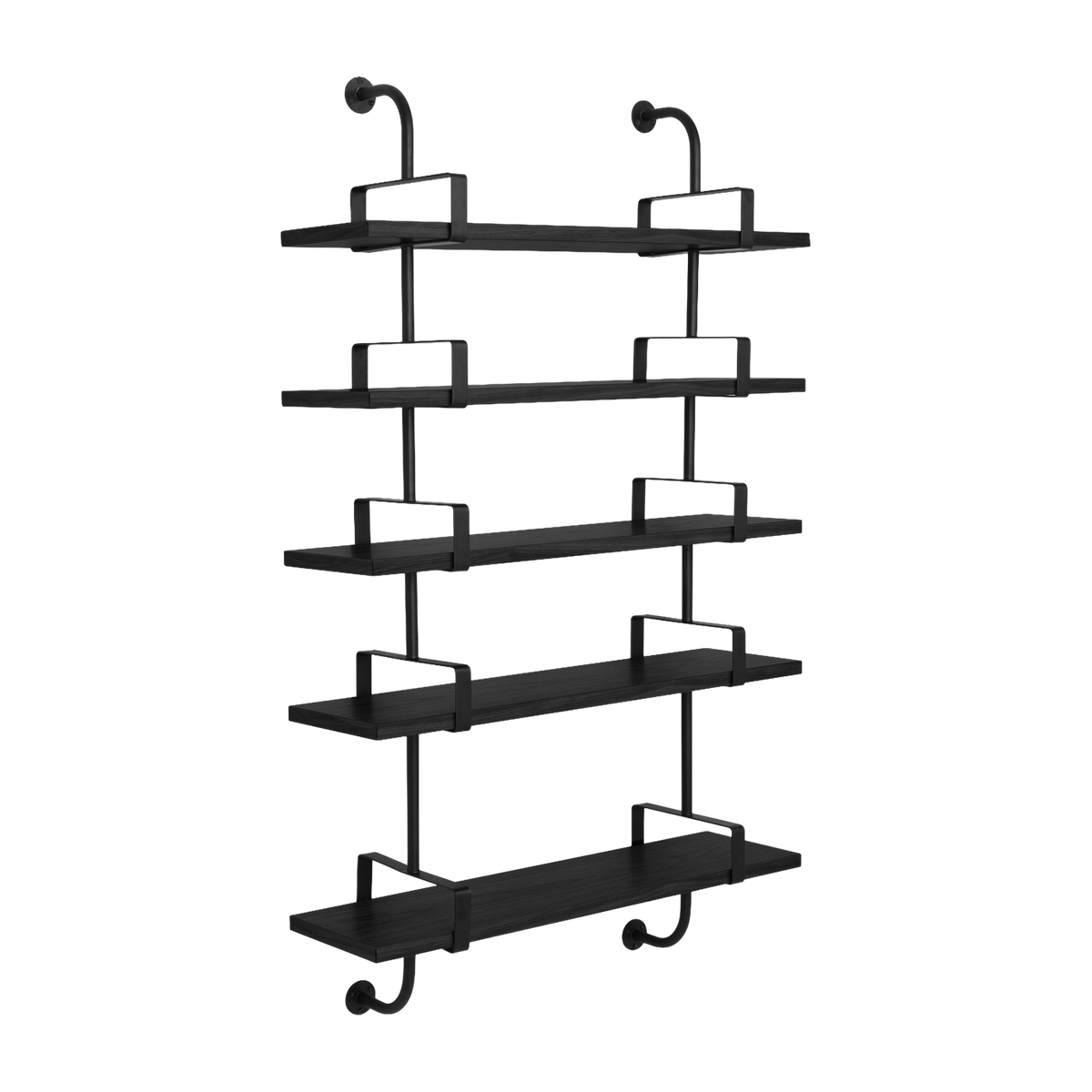 5 estantes de fresno negro 95 cm Demon Shelf - Gubi