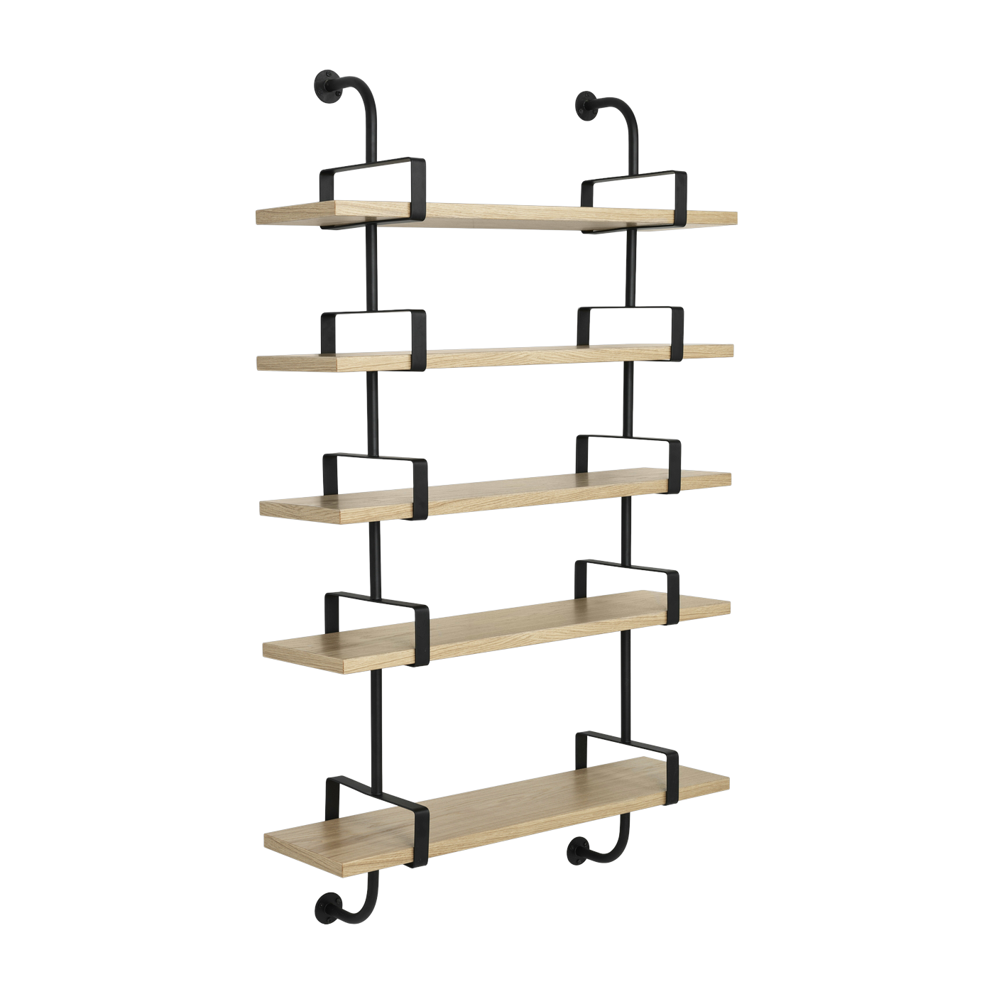 5 estantes de roble lacado 95 cm Demon Shelf - Gubi