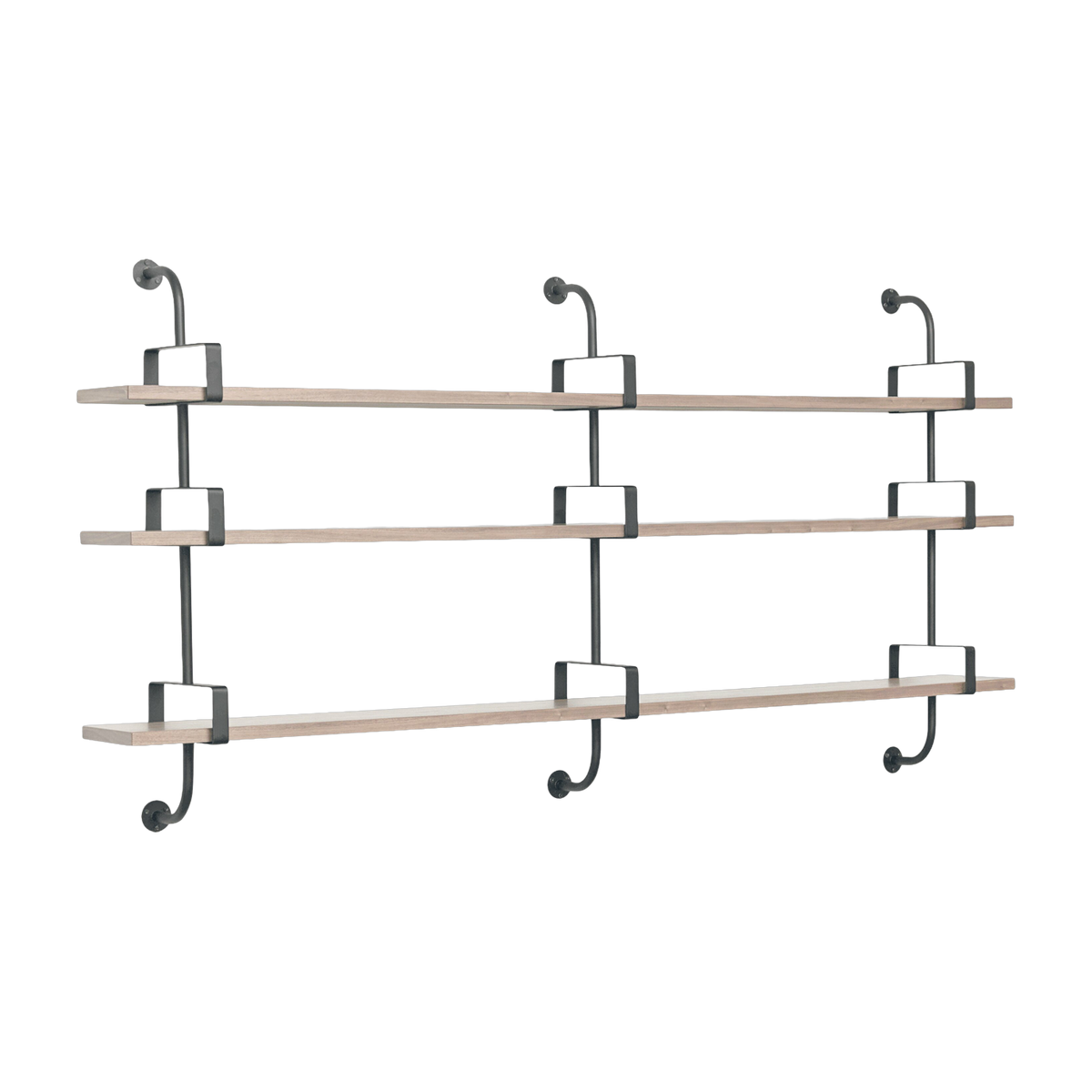 3 estantes en nogal 215 cm Demon Shelf - Gubi