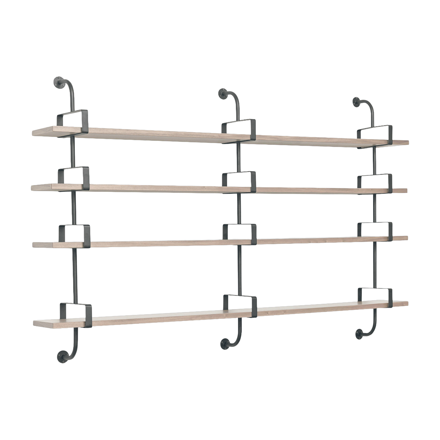 4 estantes en nogal 215 cm Demon Shelf - Gubi