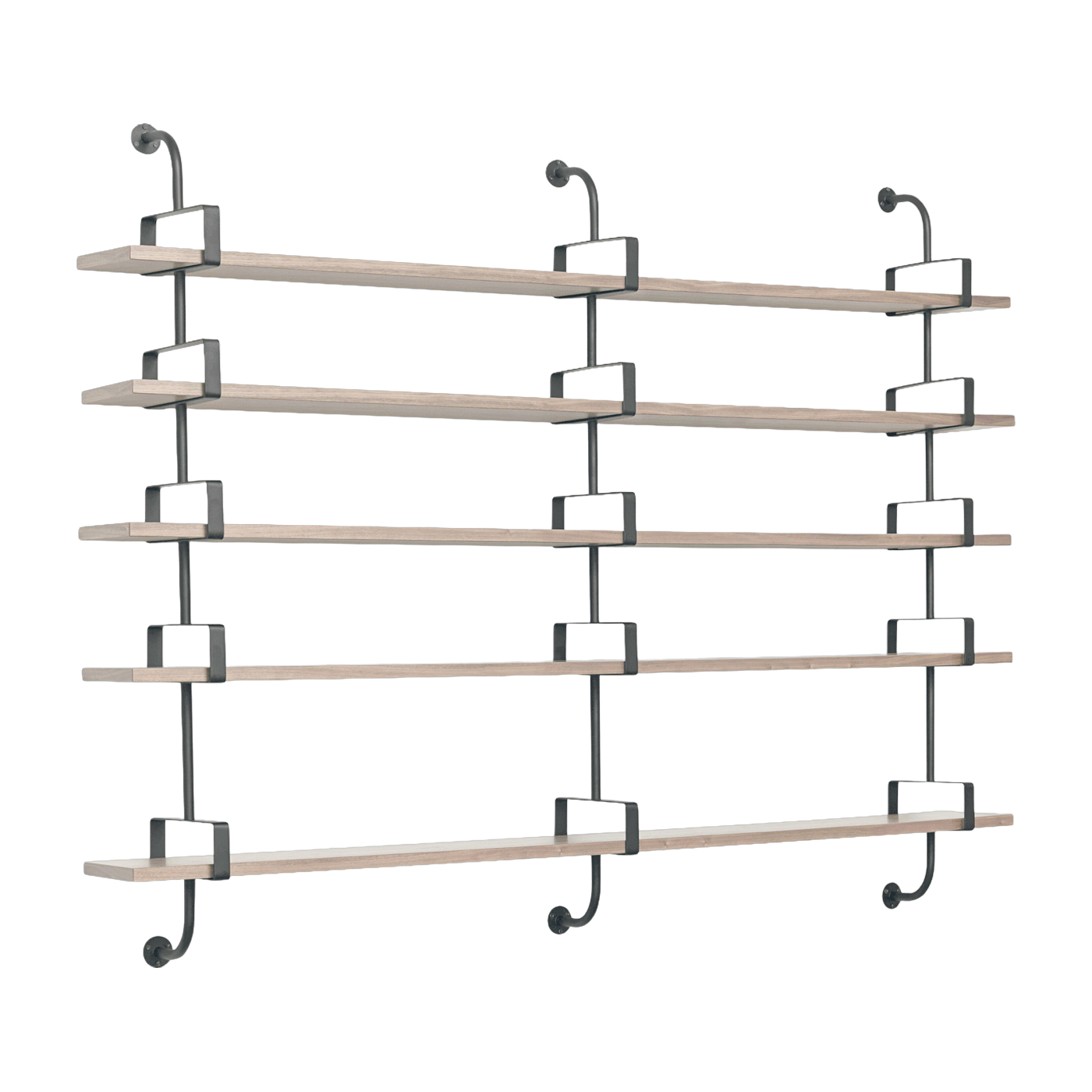 5 estantes en nogal 215 cm Demon Shelf - Gubi