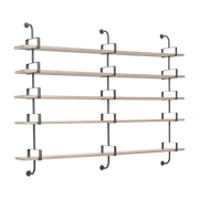 5 Regale aus Nussbaum 215 cm Dämon Shelf - - Gubi