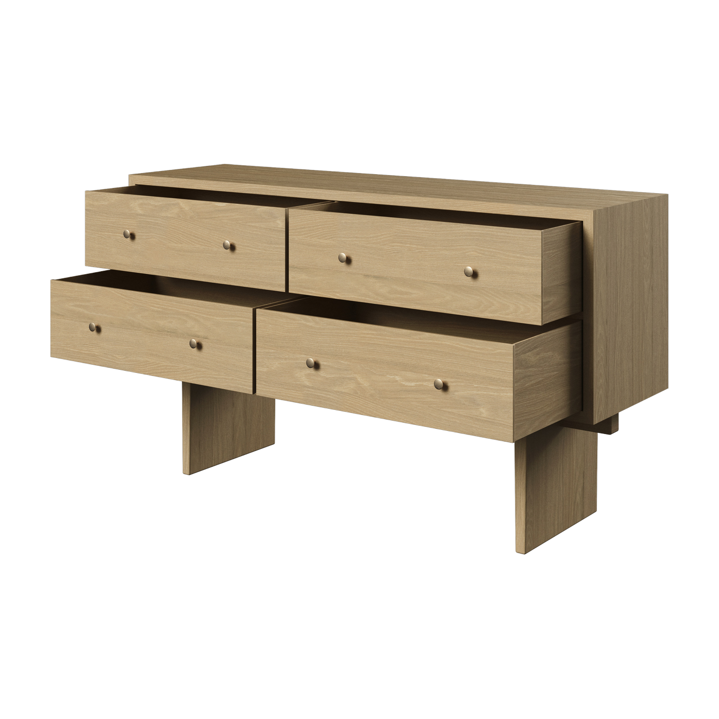 Aparador privado de chapa de roble Desk - Gubi