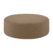 Bon Large Round Wool Ottoman - Hem
