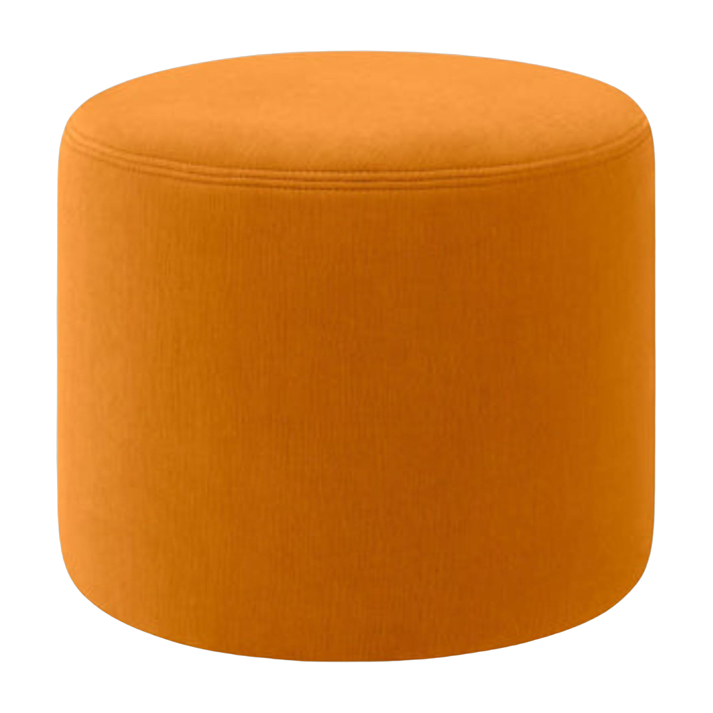 Pouf rond en laine orange Bon - Hem