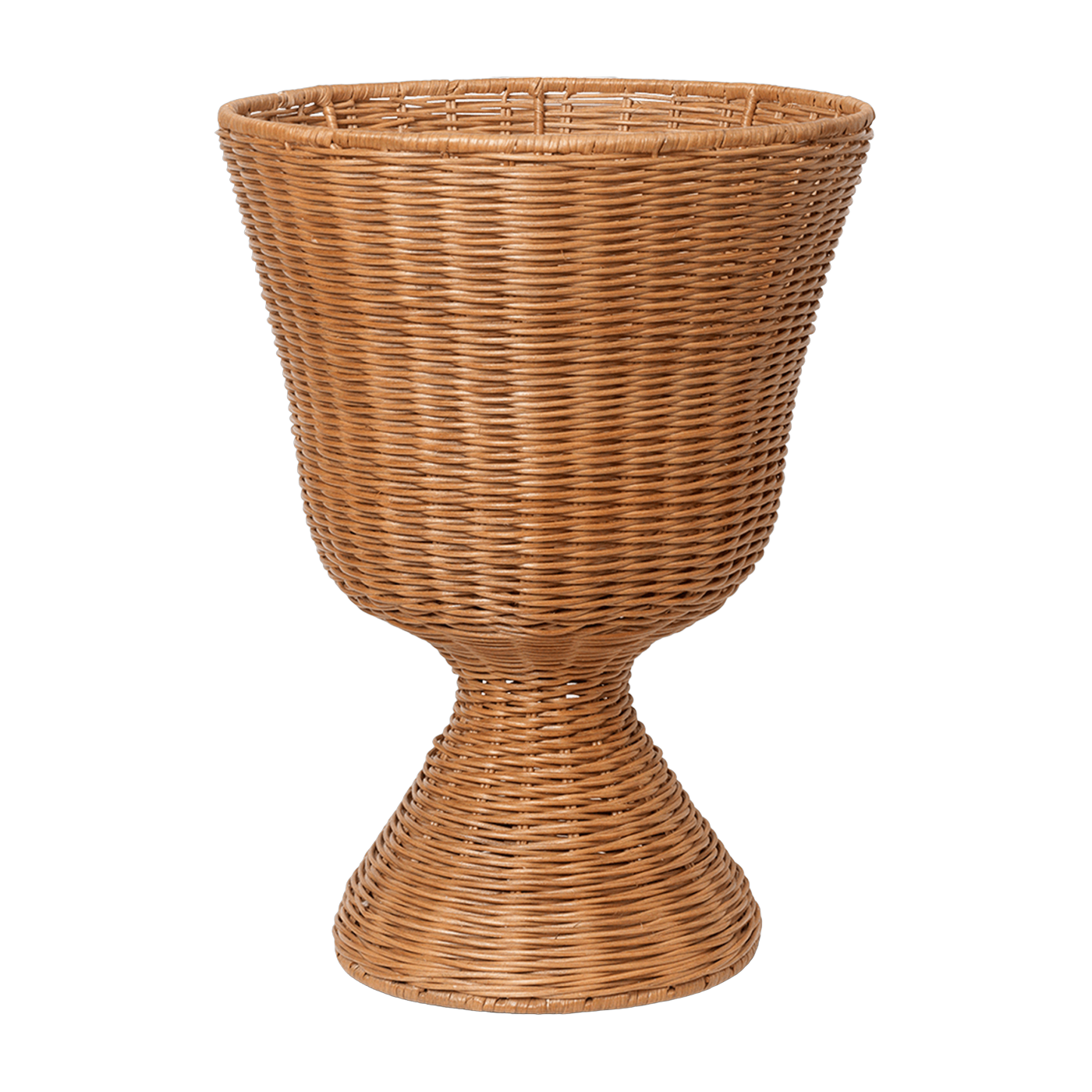 Pflanzenständer aus geflochtenem Rattan -. Ferm living