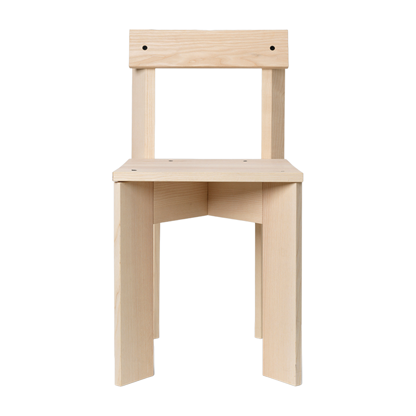 Sedia Ark in legno beige - Ferm living