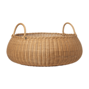 Panier tressé en rotin marron - Ferm living