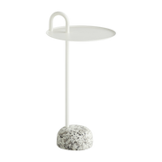 Table d'appoint en acier crème Bowler - Hay