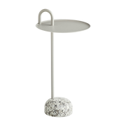 Table d'appoint en acier beige Bowler - Hay