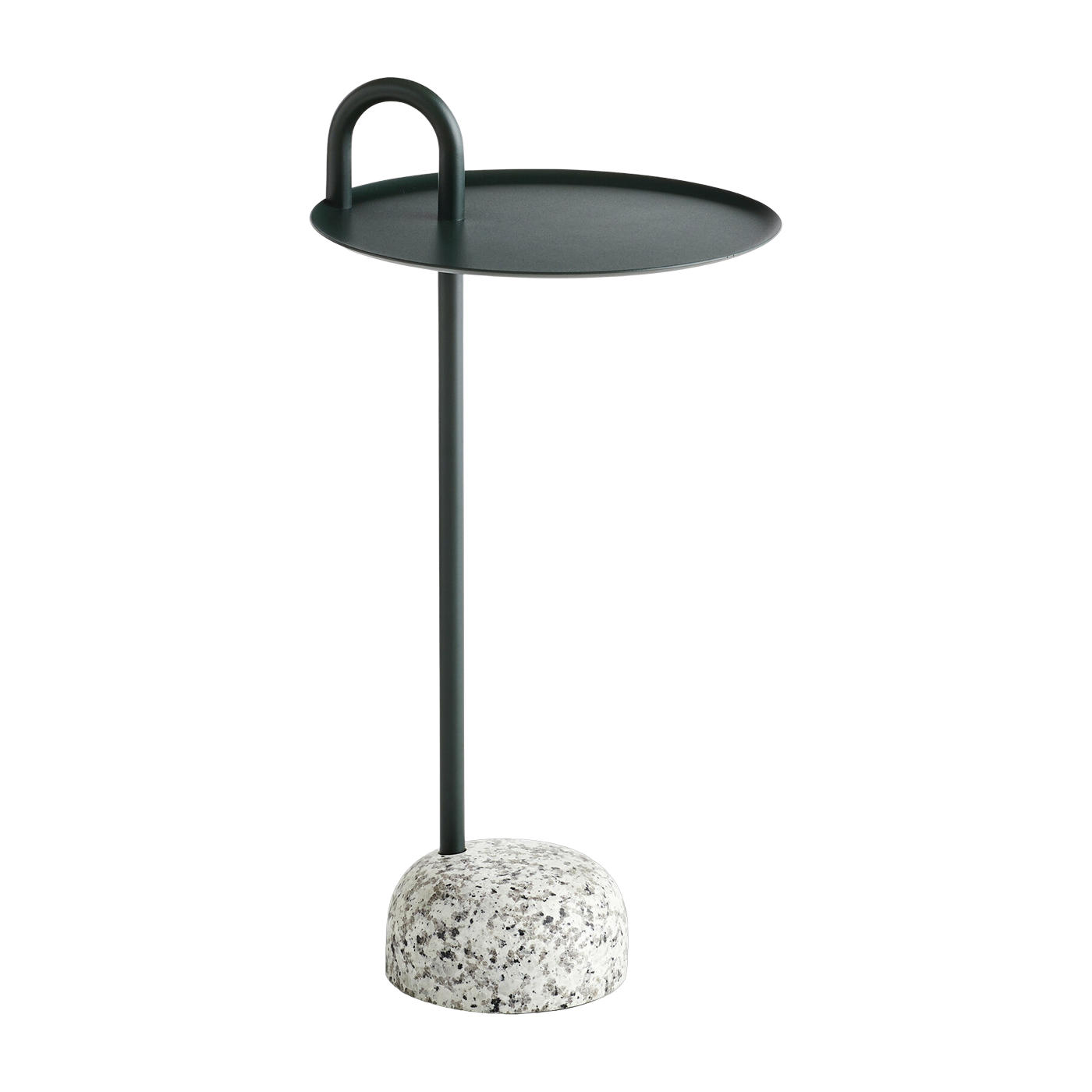 Mesa auxiliar de acero verde Bowler - HAY