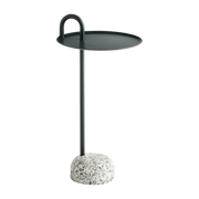 Mesa auxiliar de acero verde Bowler - HAY