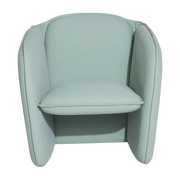 Hellblauer Stoffsessel Lily - Petite Friture
