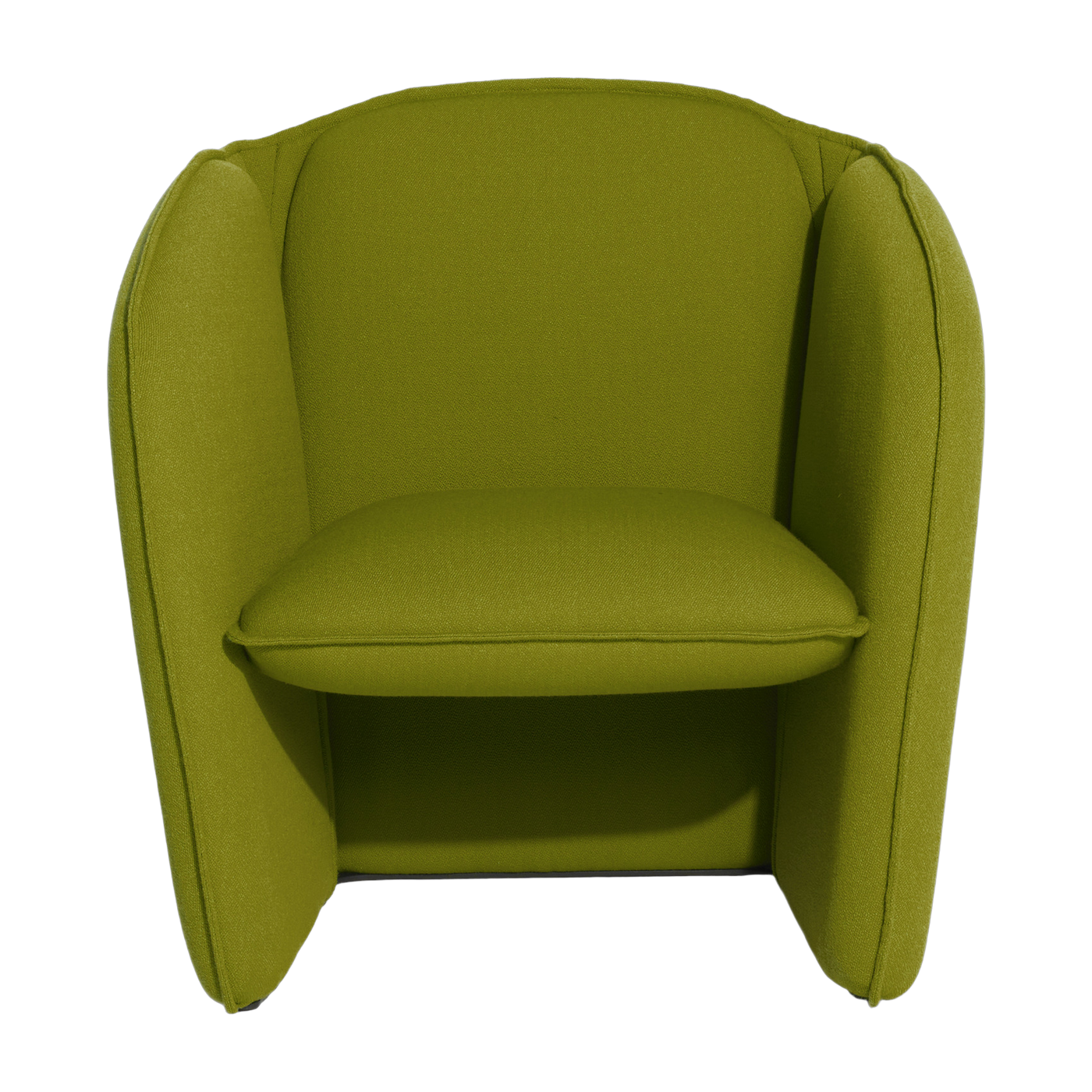 Fauteuil en tissu vert olive Lily - Petite Friture