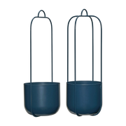 Lotus Vasi da appendere Petrolio (set di 2) - Hübsch