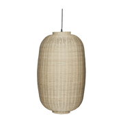 Chand Ceiling Light Oval Natural/Black - Hübsch