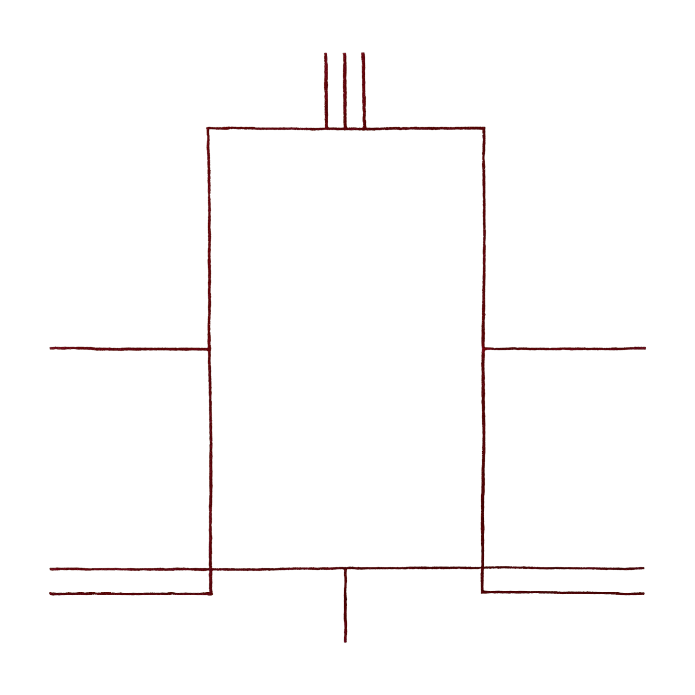 Tappeto graphique 240x240 cm Bombay Golden Brown Cruise AP12 - &tradition