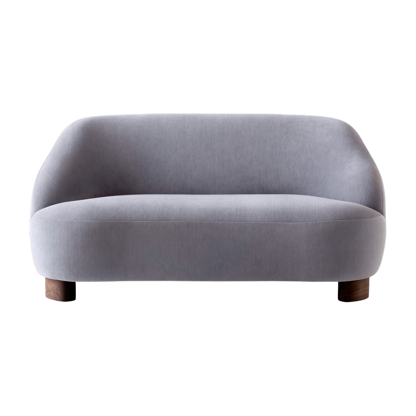 Sofa mit Stoffbezug Gentle 133 und Walnuss Margas LC3 - &tradition