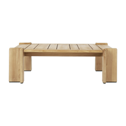 Table basse en teck naturel 100x113 cm Atmosphera - Gubi