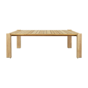 Table à manger en teck naturel 105x209 cm Atmosfera - Gubi